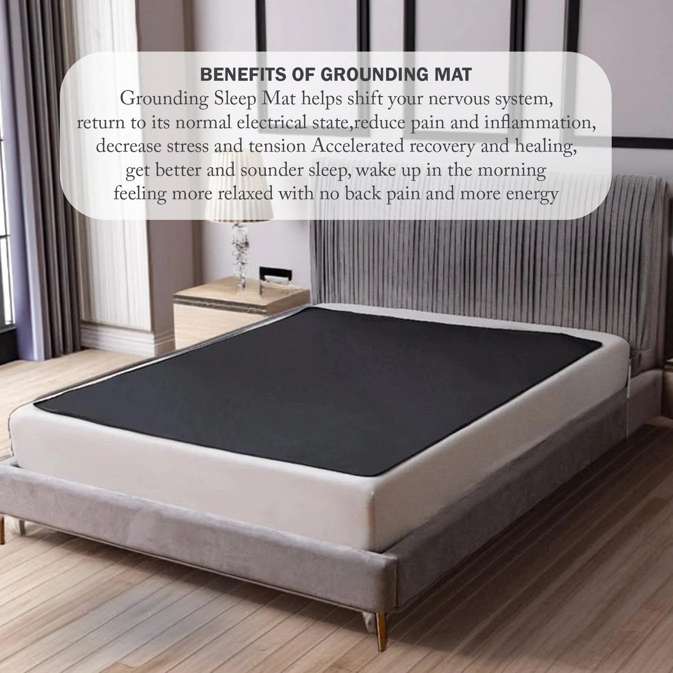 Grounding and Earthing Mat for Bed – Designed for Comfort and Wellness