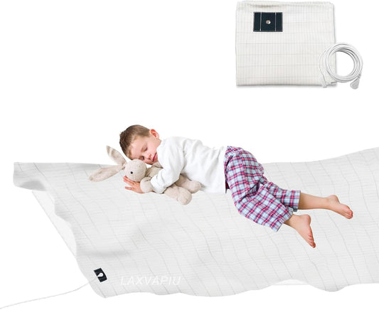 Groundingliving Grounding Crib Sheet for Baby Crib Bedding 27 x 52 Inch Silver Fiber with Grounding Cord